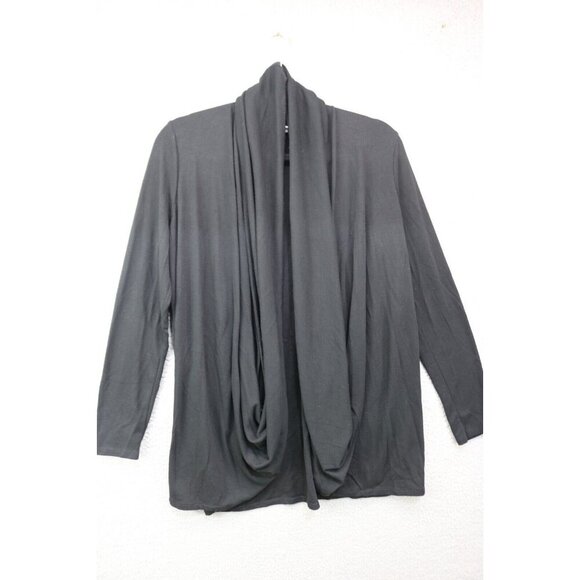 Pure Jill Black Open Front Cardigan-Size Medium - Picture 1 of 10